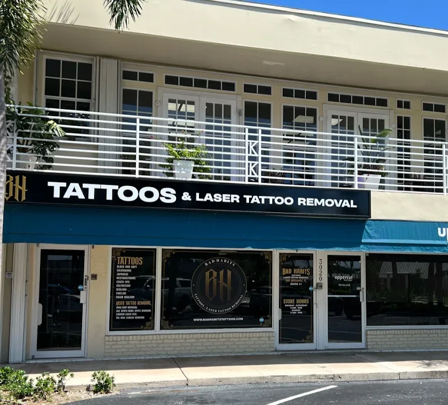 Bad Habits Tattoos & Laser Tattoo Removal — Tattoo shop in Fort Lauderdale